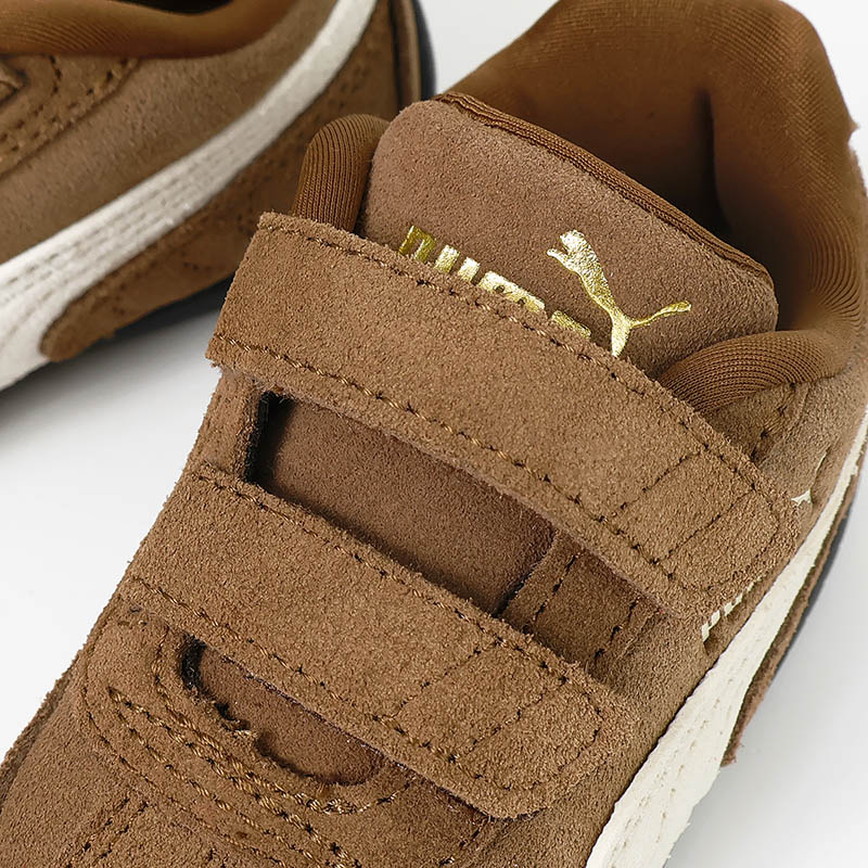 プーマ PUMA ベビー スニーカー スピードキャット SPEEDCAT OG V INF インファント ミニ 靴 歩きはじめ 幼児 男の子 女の子 キッズ 子供 マジックテープ 軽量 レザー 牛革 刺繍 スポーティー 2026年秋冬 新作 405961 | ブランド [正規取扱店]