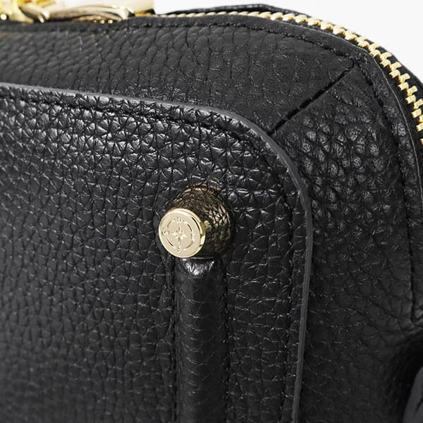 ペッレモルビダ ヴェーラ 2way ショルダーバッグ レザー ブラック ロゴ