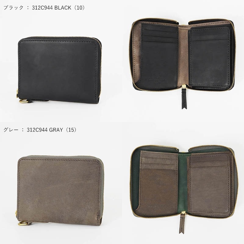 クリード Creed 二つ折り財布 UDUK ウドゥク L字ジップ ミドル