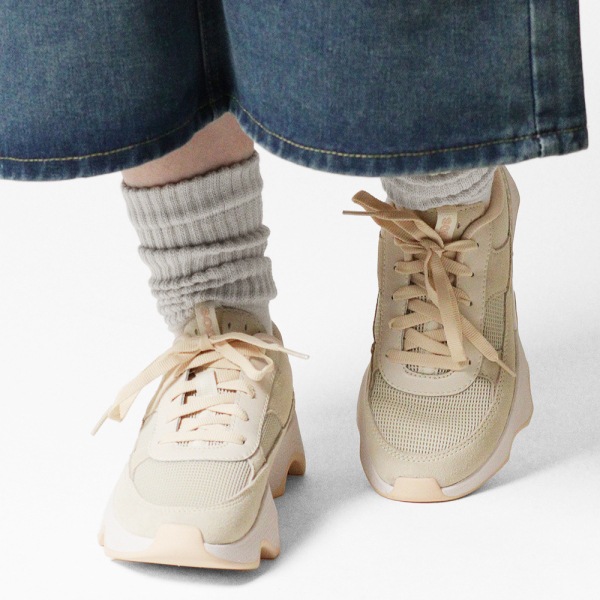 ソレル SOREL スニーカー レディース キネティックインパクト２ ワンダーレース KINETIC IMPACT II WONDER LACE Pearlescent / Chalk 靴 2025SS NL5097 697 | ブランド [正規取扱店]