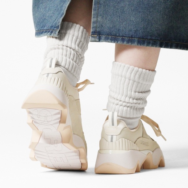 ソレル SOREL スニーカー レディース キネティックインパクト２ ワンダーレース KINETIC IMPACT II WONDER LACE Pearlescent / Chalk 靴 2025SS NL5097 697 | ブランド [正規取扱店]