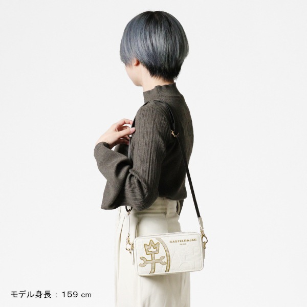 カステルバジャック CASTELBAJAC ショルダーバッグ CANNELE カヌレ メンズ レディース ミニショルダー 斜め掛け ロゴ 各色 035121 | ブランド [正規取扱店]