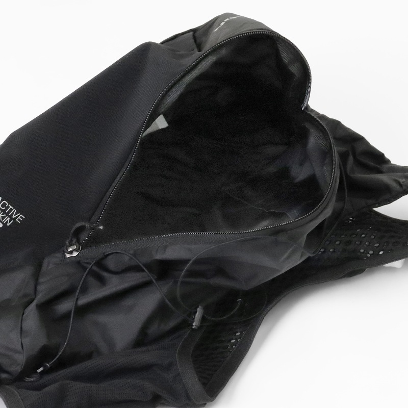 サロモン SALOMON ランニングベスト ユニセックス ACTIVE SKIN 12 フラスク付 トレイルランニング リュック バックパック ハイドレーションバッグ 2026SS M/L 12L LC2177400 ブラック メタル | ブランド [正規取扱店]