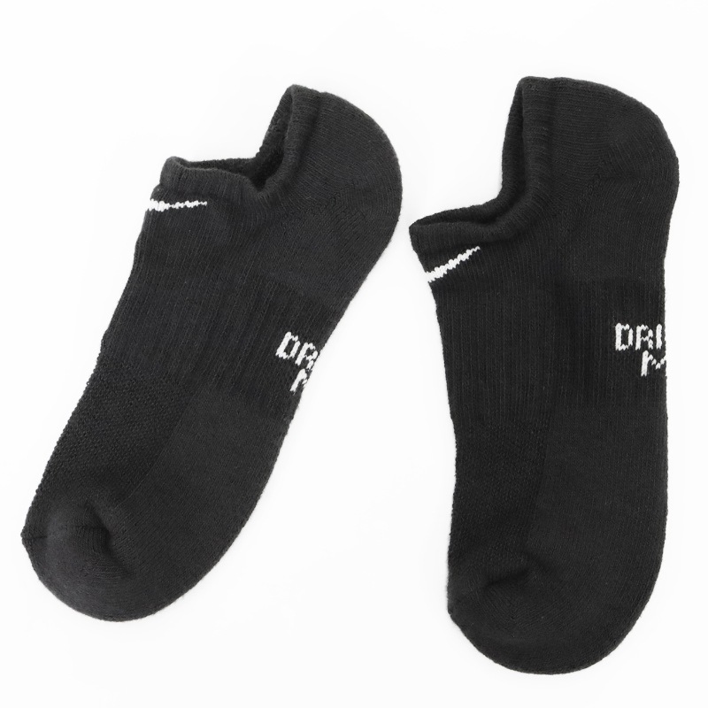 ナイキ NIKE ソックス 6足組 パフォーマンス クッションド ノーショウ 6P 靴下 キッズ トレーニングソックス スニーカー丈 アンクルソックス 子供用 ロゴ ブラック ホワイト SX6911 010 | ブランド [正規取扱店]