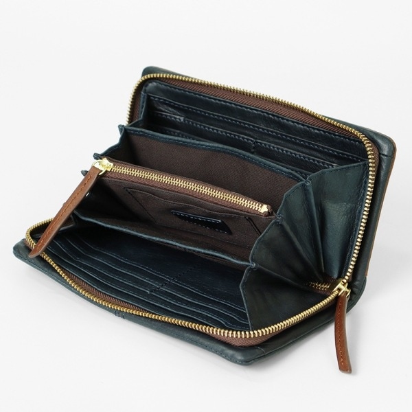 バギーポート BAGGYPORT 長財布 フルクロームツートン ラウンド