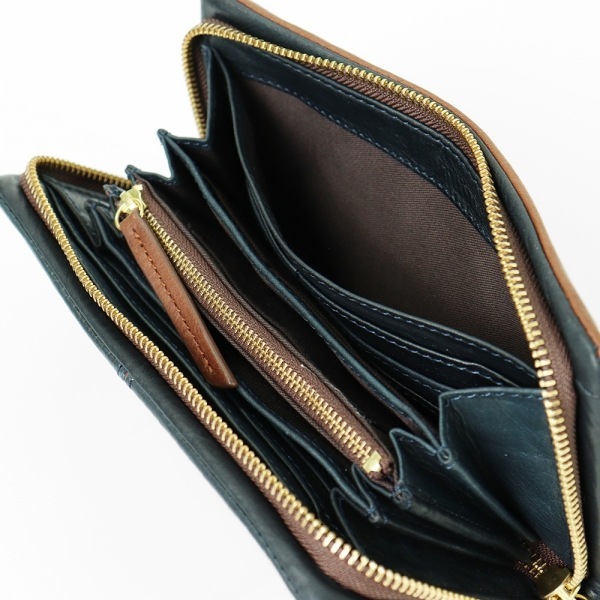 バギーポート BAGGYPORT 長財布 フルクロームツートン ラウンド