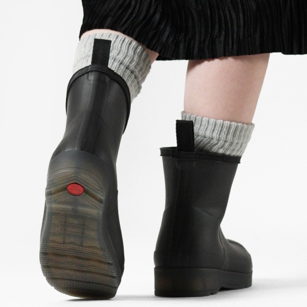 ハンター HUNTER レインブーツ レディース プレイ ショート トランスルーセント ソール ブーツ PLAY SHORT TRANSLUCENT SOLE BOOT ブラック BLACK 靴 WFS4001RMA-BLK | ブランド [正規取扱店]