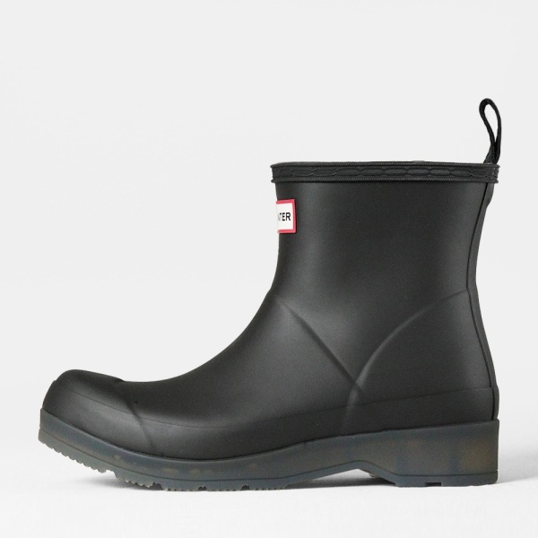 ハンター HUNTER レインブーツ レディース プレイ ショート トランスルーセント ソール ブーツ PLAY SHORT TRANSLUCENT SOLE BOOT ブラック BLACK 靴 WFS4001RMA-BLK | ブランド [正規取扱店]
