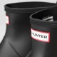 ハンター HUNTER レインブーツ レディース プレイ ショート トランスルーセント ソール ブーツ PLAY SHORT TRANSLUCENT SOLE BOOT ブラック BLACK 靴 WFS4001RMA-BLK | ブランド [正規取扱店]