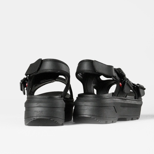 ハンター HUNTER サンダル メンズ レディース シティ リベル ネオ レザー バックル サンダル CITY REBEL NEO＆LEATHER BUCKLE STRAP ブラック BLACK 靴 UFD3109LEA-BLK | ブランド [正規取扱店]