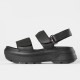ハンター HUNTER サンダル メンズ レディース シティ リベル レザー ヒール ストラップ サンダル CITY REBEL LEATHER HEEL STRAP SANDAL ブラック BLACK 靴 UFD3110LEA-BLK | ブランド [正規取扱店]