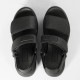 ハンター HUNTER サンダル メンズ レディース シティ リベル レザー ヒール ストラップ サンダル CITY REBEL LEATHER HEEL STRAP SANDAL ブラック BLACK 靴 UFD3110LEA-BLK | ブランド [正規取扱店]