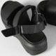 ハンター HUNTER サンダル メンズ レディース シティ リベル レザー ヒール ストラップ サンダル CITY REBEL LEATHER HEEL STRAP SANDAL ブラック BLACK 靴 UFD3110LEA-BLK | ブランド [正規取扱店]