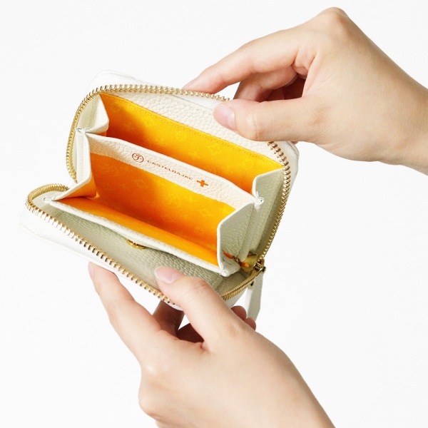 カステルバジャック CASTELBAJAC 小銭入れ BOX型 CANNELE カヌレ メンズ レディース ラウンドファスナー コインケース レザー ロゴ 各色 035622 | ブランド [正規取扱店]