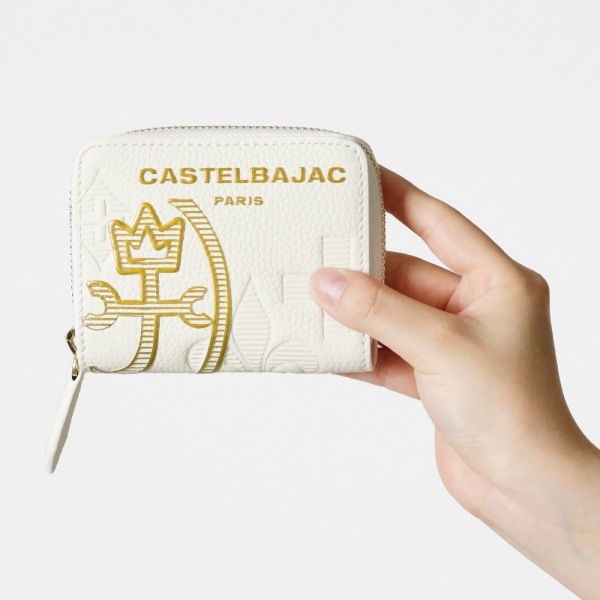 カステルバジャック CASTELBAJAC 小銭入れ BOX型 CANNELE カヌレ メンズ レディース ラウンドファスナー コインケース レザー ロゴ 各色 035622 | ブランド [正規取扱店]