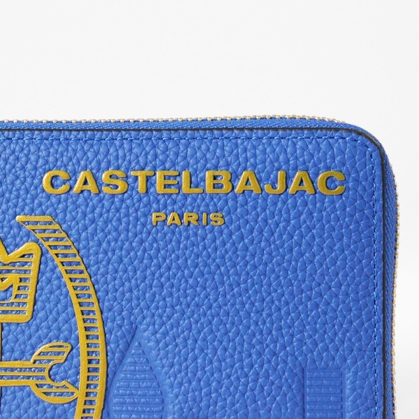 カステルバジャック CASTELBAJAC 二つ折り財布 CANNELE カヌレ メンズ レディース  ラウンドファスナー ミニウォレット 中ベラ付き レザー ロゴ 各色 035623 | ブランド [正規取扱店]