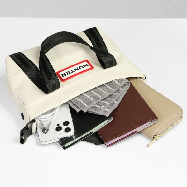 ハンター HUNTER ショルダーバッグ レディース ナイロン ミニ トップ クリップ トート バッグ 2wayバッグ 耐水 各色 UBS1203KBM | ブランド [正規取扱店]