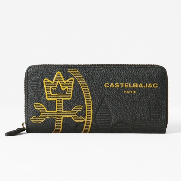 カステルバジャック CASTELBAJAC 長財布 CANNELE カヌレ メンズ レディース ラウンドファスナー レザー ロゴ 各色 035625 | ブランド [正規取扱店]