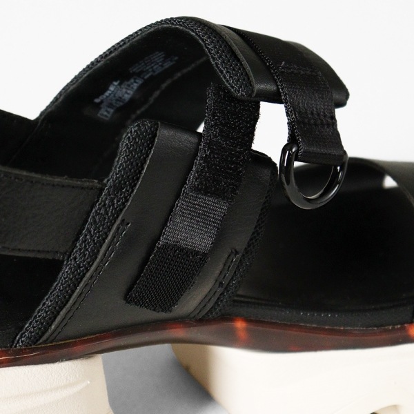 ソレル SOREL サンダル レディース キネティックインパクト スリングバック ヒールサンダル KINETIC IMPACT SLINGBACK HEEL SANDAL ブラック Black Chalk 靴 NL4951 012 | ブランド [正規取扱店]