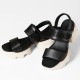 ソレル SOREL サンダル レディース キネティックインパクト スリングバック ヒールサンダル KINETIC IMPACT SLINGBACK HEEL SANDAL ブラック Black Chalk 靴 NL4951 012 | ブランド [正規取扱店]
