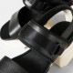 ソレル SOREL サンダル レディース キネティックインパクト スリングバック ヒールサンダル KINETIC IMPACT SLINGBACK HEEL SANDAL ブラック Black Chalk 靴 NL4951 012 | ブランド [正規取扱店]