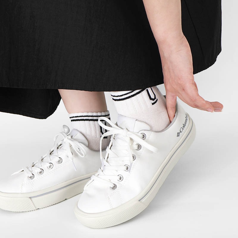 コロンビア Columbia スニーカー ホーソンレイン ロー HAWTHORNE RAIN LO ウォータープルーフ メンズ レディース 防水 レインシューズ 靴 2026SS YU7149 100 ホワイト | ブランド [正規取扱店]