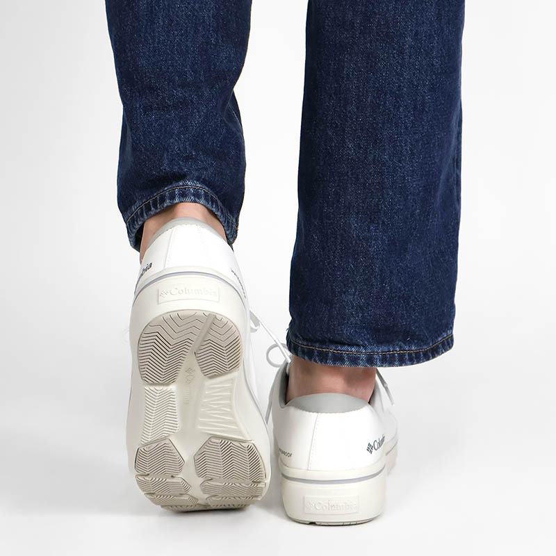コロンビア Columbia スニーカー ホーソンレイン ロー HAWTHORNE RAIN LO ウォータープルーフ メンズ レディース 防水 レインシューズ 靴 2026SS YU7149 100 ホワイト | ブランド [正規取扱店]