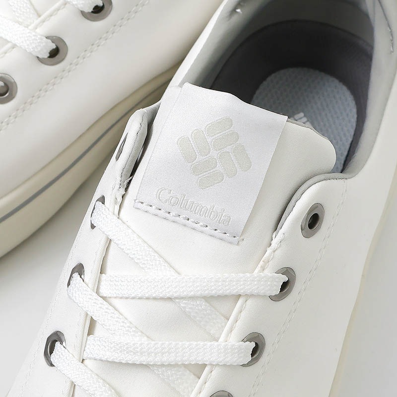 コロンビア Columbia スニーカー ホーソンレイン ロー HAWTHORNE RAIN LO ウォータープルーフ メンズ レディース 防水 レインシューズ 靴 2026SS YU7149 100 ホワイト | ブランド [正規取扱店]