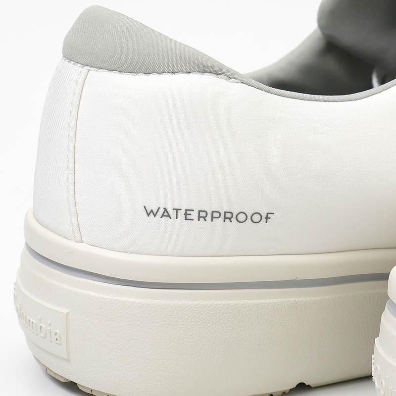 コロンビア Columbia スニーカー ホーソンレイン ロー HAWTHORNE RAIN LO ウォータープルーフ メンズ レディース 防水 レインシューズ 靴 2026SS YU7149 100 ホワイト | ブランド [正規取扱店]