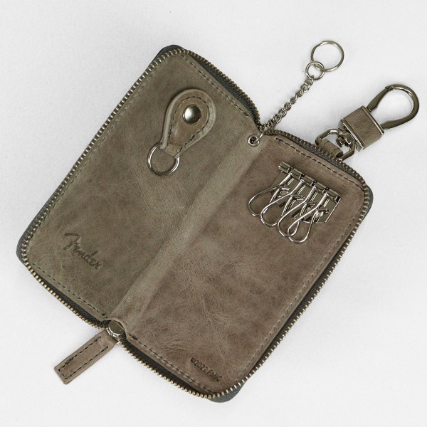 フェンダー Fender キーケース サンバースト ロゴ ラウンドファスナー メンズ レディース レザー 950-500 | ブランド [正規取扱店]