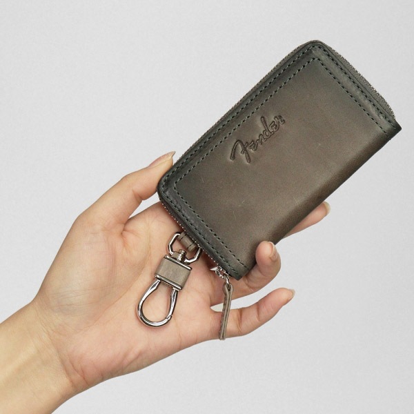 フェンダー Fender キーケース サンバースト ロゴ ラウンドファスナー メンズ レディース レザー 950-500 | ブランド [正規取扱店]