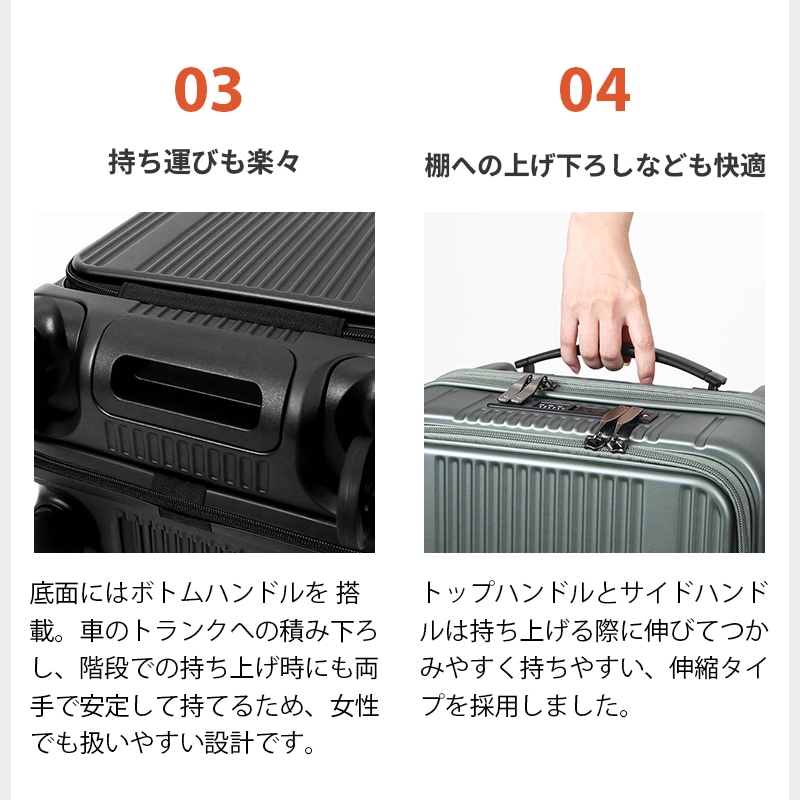 バーマス BERMAS スーツケース INTER CITY BS インターシティ フロント