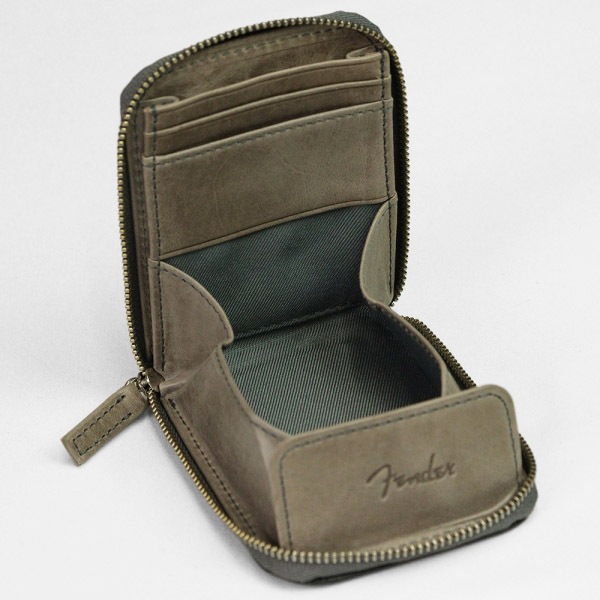 フェンダー Fender 小銭入れ サンバースト ロゴ ラウンドファスナー コインケース メンズ レディース レザー 各色 950-501 | ブランド [正規取扱店]