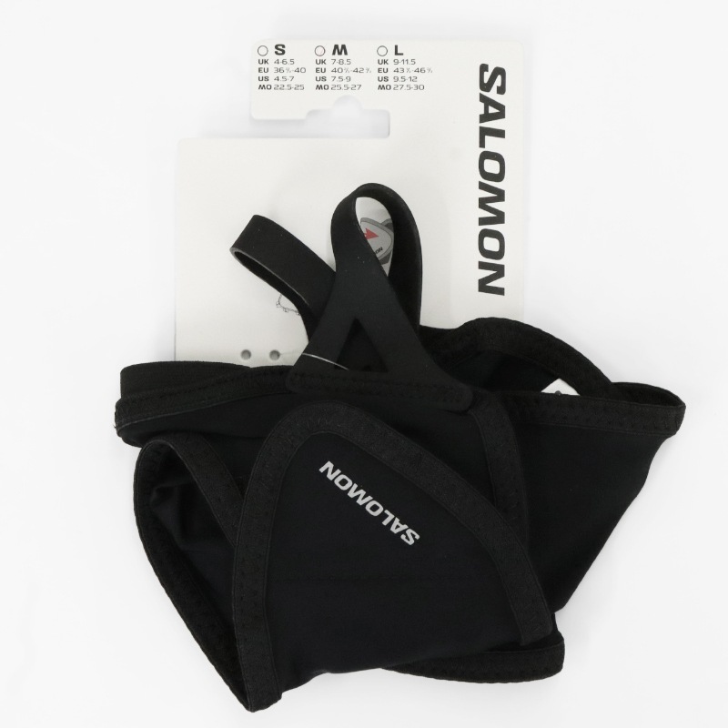 サロモン SALOMON ゲイター メンズ TRAIL GAITERS LOW トレイル ゲイターズ ロウ プロテクター 足元保護カバー 脚絆 ロゴ 2026SS 新作 S/M/L ブラック L32916600 | ブランド [正規取扱店]