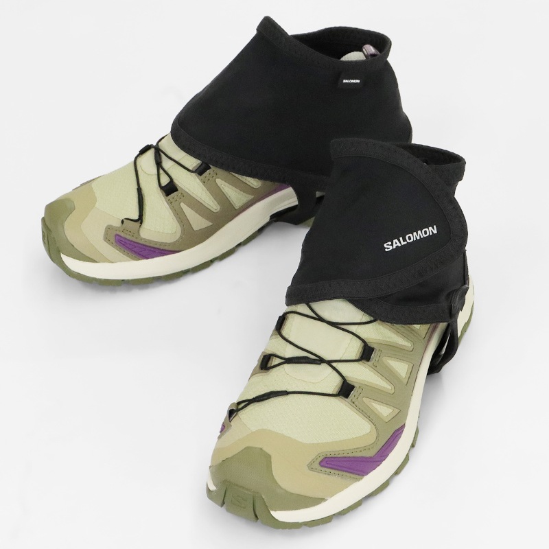 サロモン SALOMON ゲイター メンズ TRAIL GAITERS LOW トレイル ゲイターズ ロウ プロテクター 足元保護カバー 脚絆 ロゴ 2026SS 新作 S/M/L ブラック L32916600 | ブランド [正規取扱店]