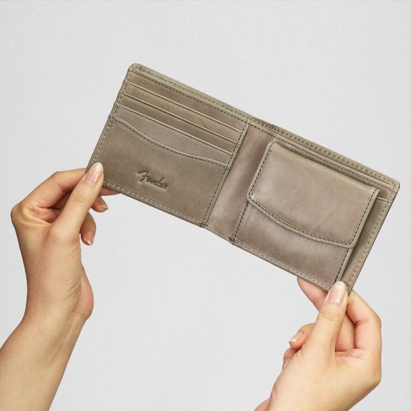 フェンダー Fender 二つ折り財布 サンバースト ロゴ ミニ財布 メンズ レディース レザー 950-502 | ブランド [正規取扱店]
