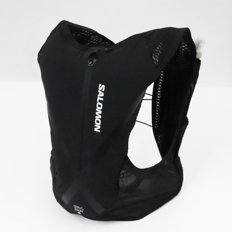 SALOMON ランニングベスト ブラック SALOMON（サロモン） ランニングベスト ADV SKIN 12 SET フラスク