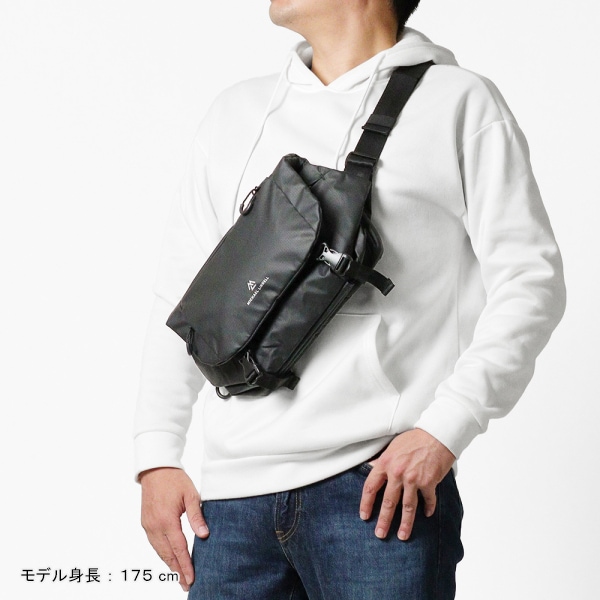 マイケルリンネル Michael Linnell ショルダーバッグ A.R.M.S アーミーコーティング メッセンジャーバッグ メンズ レディース 6L 撥水 軽量 ブラック MLAC-27 | ブランド [正規取扱店]