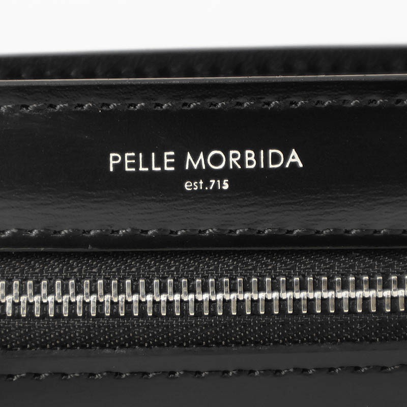 ペッレモルビダ PELLE MORBIDA 二つ折り財布 Barca バルカ メンズ コンパクトウォレット レザー ブラック PMO-BA729 | ブランド [正規取扱店]