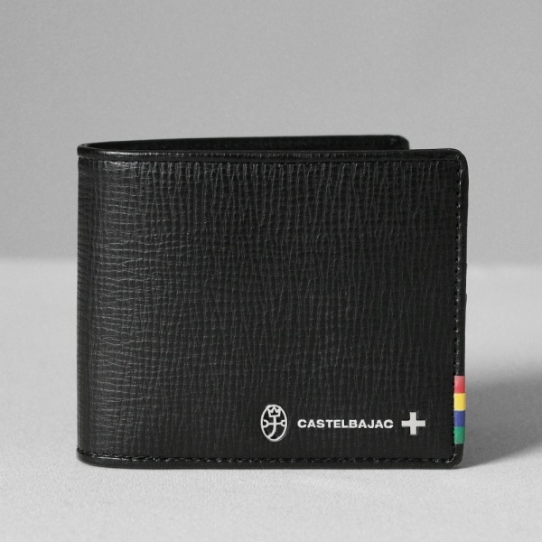 カステルバジャック CASTELBAJAC 二つ折り財布 プレス ロゴ ミニ財布 メンズ レディース レザー 各色 57615 | ブランド [正規取扱店]