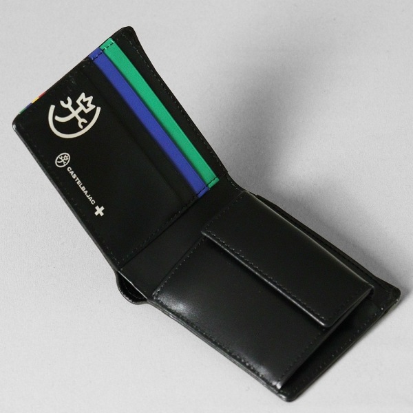 カステルバジャック CASTELBAJAC 二つ折り財布 プレス ロゴ ミニ財布 メンズ レディース レザー 各色 57615 | ブランド [正規取扱店]