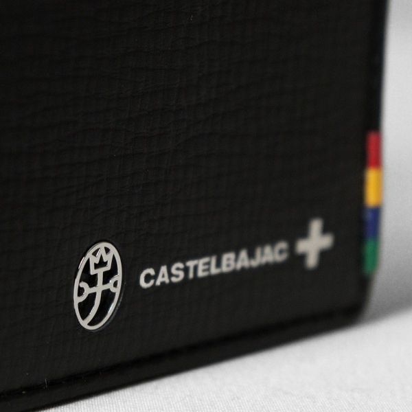 カステルバジャック CASTELBAJAC 二つ折り財布 プレス ロゴ ミニ財布 メンズ レディース レザー 各色 57615 | ブランド [正規取扱店]
