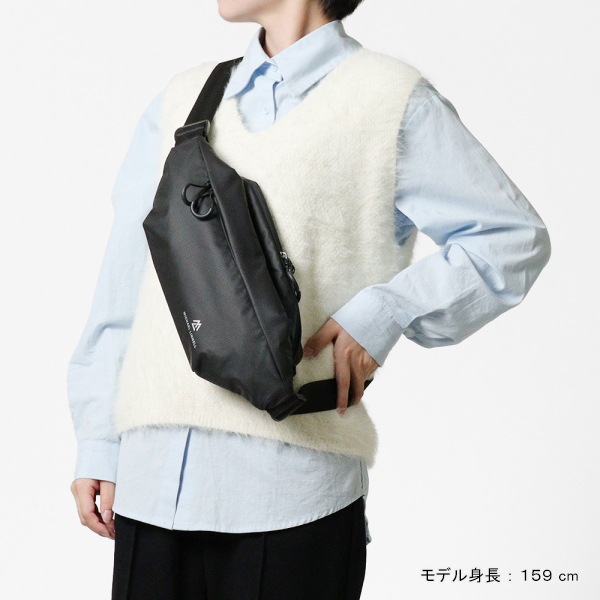 マイケルリンネル Michael Linnell ボディバッグ A.R.M.S アーミーコーティング ショルダーバッグ ウエストバッグ メンズ レディース 2L 撥水 軽量 ブラック MLAC-28 | ブランド [正規取扱店]