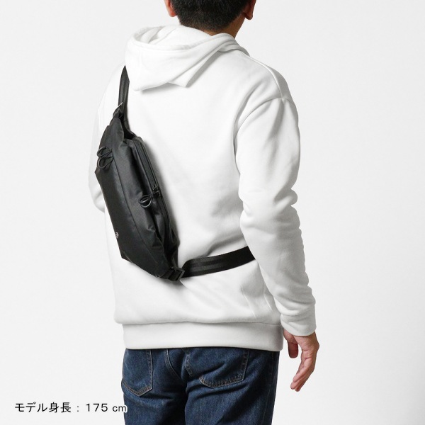 マイケルリンネル Michael Linnell ボディバッグ A.R.M.S アーミーコーティング ショルダーバッグ ウエストバッグ メンズ レディース 2L 撥水 軽量 ブラック MLAC-28 | ブランド [正規取扱店]