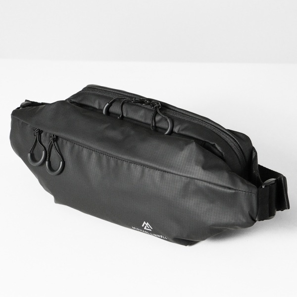 マイケルリンネル Michael Linnell ボディバッグ A.R.M.S アーミーコーティング ショルダーバッグ ウエストバッグ メンズ レディース 2L 撥水 軽量 ブラック MLAC-28 | ブランド [正規取扱店]