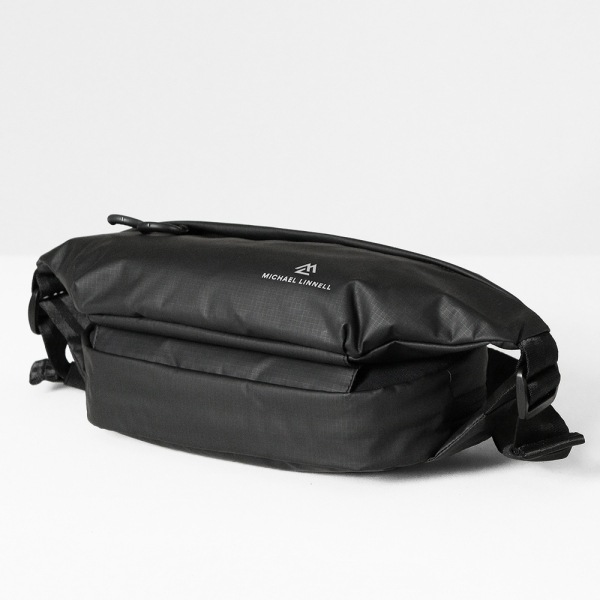 マイケルリンネル Michael Linnell ボディバッグ A.R.M.S アーミーコーティング ショルダーバッグ ウエストバッグ メンズ レディース 2L 撥水 軽量 ブラック MLAC-28 | ブランド [正規取扱店]