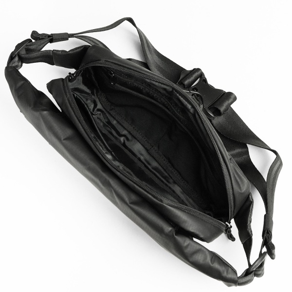 マイケルリンネル Michael Linnell ボディバッグ A.R.M.S アーミーコーティング ショルダーバッグ ウエストバッグ メンズ レディース 2L 撥水 軽量 ブラック MLAC-28 | ブランド [正規取扱店]