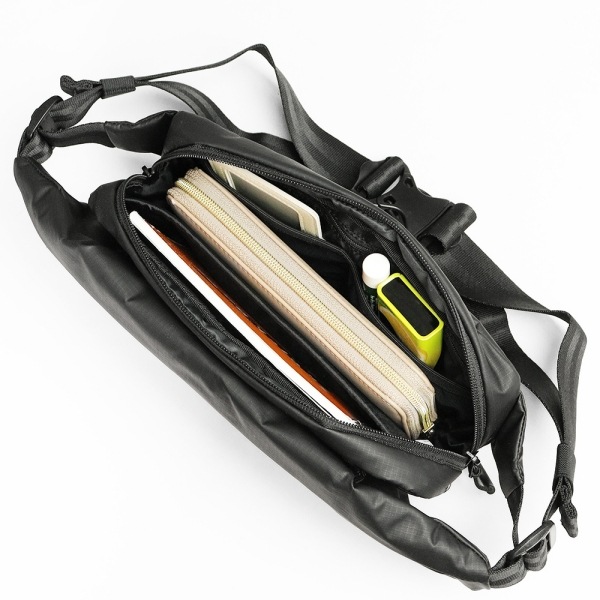 マイケルリンネル Michael Linnell ボディバッグ A.R.M.S アーミーコーティング ショルダーバッグ ウエストバッグ メンズ レディース 2L 撥水 軽量 ブラック MLAC-28 | ブランド [正規取扱店]