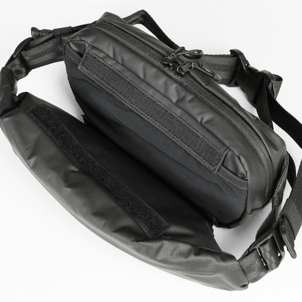 マイケルリンネル Michael Linnell ボディバッグ A.R.M.S アーミーコーティング ショルダーバッグ ウエストバッグ メンズ レディース 2L 撥水 軽量 ブラック MLAC-28 | ブランド [正規取扱店]