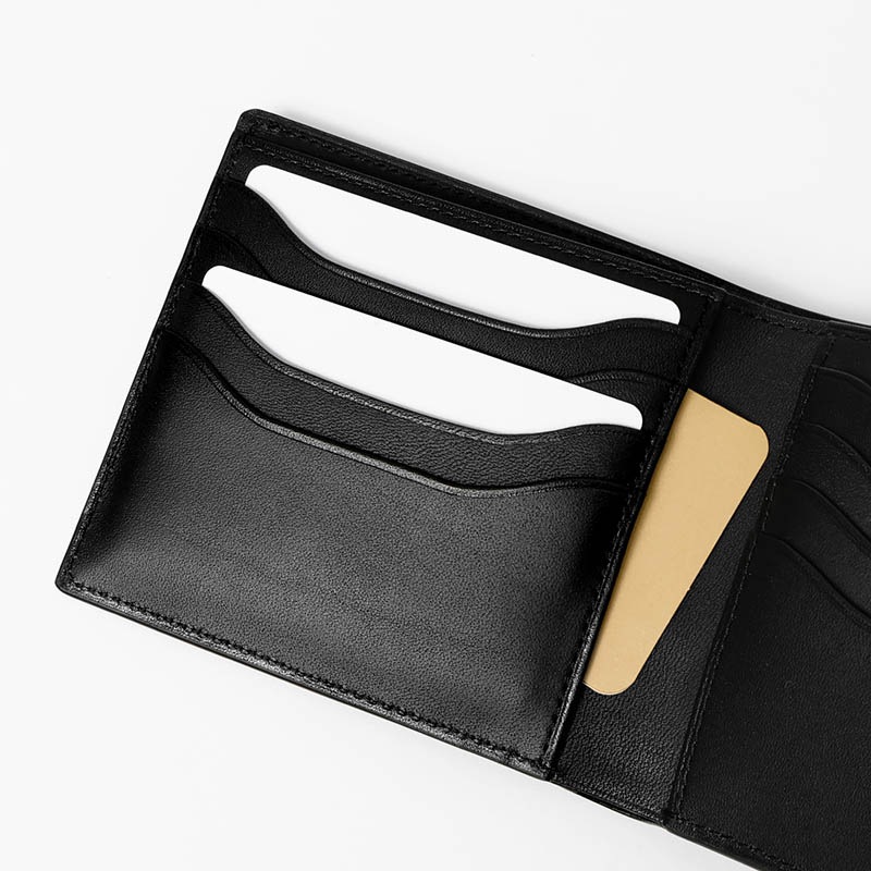 ペッレモルビダ PELLE MORBIDA 二つ折り財布 Barca バルカ メンズ コンパクトウォレット レザー ブラック PMO-BA735 | ブランド [正規取扱店]